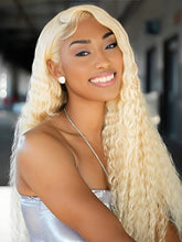 613 Blonde Deep Wave Wig 13x4 Lace Front Human Hair Wigs