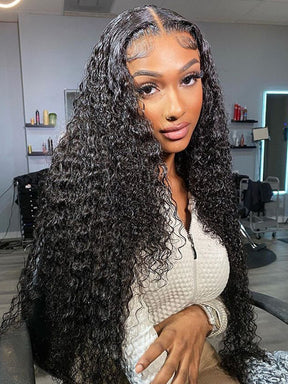 IRoyal Hair Kinky Curly U Part Wig Affordable 180% Density Glueless Wig Human Hair Wigs