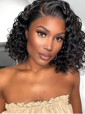 IRoyal Hair Deep Wave Bob Wigs  150% Human Hair Wigs Pre Plucked
