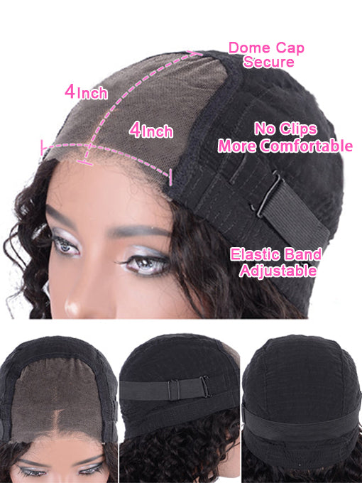 IRoyal Wear & Go 5x5 HD Glueless Lace Front Deep Wave Human Hair Wigs