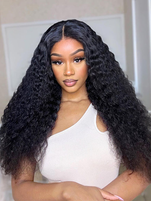 IRoyal Water Wave Wear Go Glueless Wig 5x5 HD Lace Wig With Pre-plucked Edges