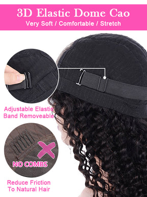 IRoyal Wear & Go 5x5 HD Glueless Lace Front Deep Wave Human Hair Wigs