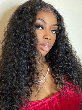 IRoyal Deep Wave Pre Cut 6x4 HD Lace Wear Go Glueless Wig Human Hair Wigs