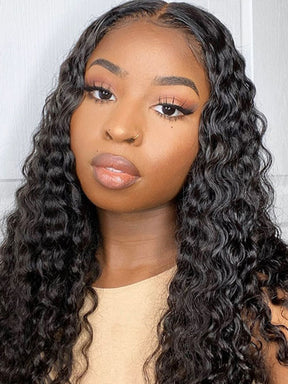IRoyal Deep Wave Pre Cut 6x4 HD Lace Wear Go Glueless Wig Human Hair Wigs
