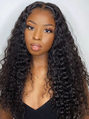 IRoyal Deep Wave Pre Cut 6x4 HD Lace Wear Go Glueless Wig Human Hair Wigs