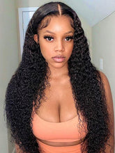 Wear & Go Kinky Curly Pre-plucked Pre-Cut 5x5 Glueless Lace Frontal Curly Wig