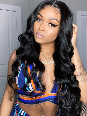 Wear & Go HD Glueless 13x4 Lace Front Body Wave Wigs With 3D Dome Cap