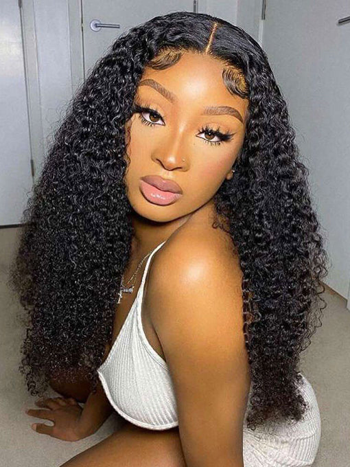 IRoyal Hair Kinky Curly 13x4/13x6 HD Lace Front Wigs Pre Plucked Curly Hair For Women