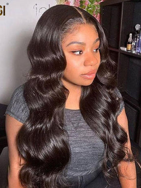 Body Wave 13x6 Lace Front Wigs Human Hair Natural Hairline Pre Plucked Wig