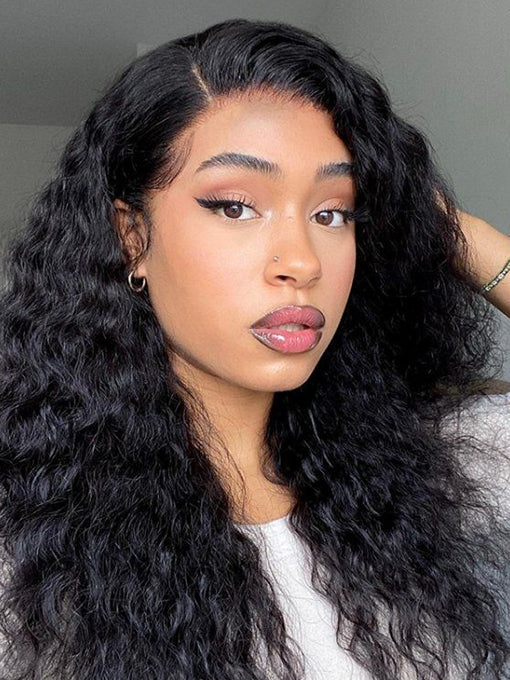 IRoyal Hair Water Wave Hair 13x4/13x6 Lace Front Wigs 40inch Human Virgin Hair Pre Plucked Wig
