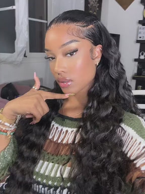 IRoyal Hair Body Wave Hair 13x4 Swiss HD Lace Front Wigs Pre Plucked Virgin Hair Wigs