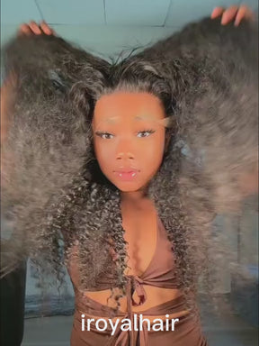 IRoyal Hair Natural Wave Hair 13x4/13x6 Lace Front Wigs Pre Plucked Wavy Hair